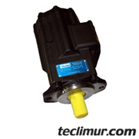 Bomba hidráulica de paletas Denison serie T6 de cuerpo doble y giro a izquierdas. Referencia Denison T6CCZ-B17-B10-WL03-A111