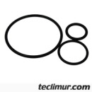 Juego de juntas para reparación de bomba de doble cuerpo Denison series T6CC . Referencia Denison 901322AFD