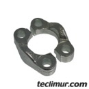 Brida de acoplamiento para conexión manguera de presión P2 en bomba hidráulica de compactador Faun. Compatible con referencia original FAUN 5241211*.