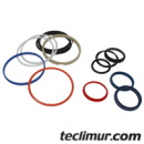 Juego de juntas para reparación del cilíndro hidráulico del trineo en compactadores Faun Variopress. Compatible con referencia original FAUN 5247062* / HA5149*