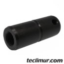 Bulon M8 para movimiento entre el trineo y la pala en compactadores Faun Variopress con conducto de lubricación y para la parte superior del cilindro de la pala .Compatible con referencia original FAUN FM0098*. 