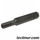 Acoplamiento M10x1 con largo 86 mm. para sistema de lubricación centralizada en compactadores Faun Variopress.