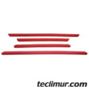 Juego de juntas para sellado de la cubierta del motor en barredoras Johnston VT y VS.  Compatible con referencia original Johnston 42409-2-A* / 282225-1*