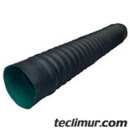 Manguera reforzada para trompa de aspiración tramo extensión inferior en barredoras Johnston de diámetro 6 (152,4 mm.).Compatible con referencia original Johnston 6005-1-B* 