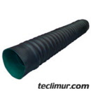 Manguera reforzada para trompa de aspiración tramo extensión inferior en barredoras Johnston de diámetro 8 (203,20 mm.).  Compatible con referencia original Johnston 15917-1-B*