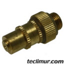 Aspersor atomizador para sistema de irrigación en los cepillos de las barredoras Ravo series 5002 y 4000. Compatible con referencia original Ravo 4240030*