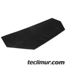 Faldón de goma delantero para el carro de aspiración de barredoras Johnston Compact C25 / C40 / C60 / CN200 / 2000. Compatible con referencia original Johnston 72928-1* 