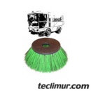 Cepillo lateral para barredora Ravo modelos 5002 / 530 / 540 /560 en composición mixta de Poly / Acero.Compatible con referencia original Ravo 4211010* 