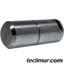 Bulon con doble chaflan ø127x50 mm. para el punto de giro sobre el que bascula la seccion trasera en compactadores Haller X2. Compatible con referencias originales de Haller 105040* / 105.040* / 105 040*