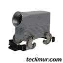 Alojamiento de conector de 16 polos de la parte superior derecha en la seccion de cola de compactadores Haller X2.Compatible con referencias originales de Haller 320391* /  320.391* /  320 391* 