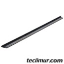 Pletina vertical izquierda 1250 mm. en U para fijacion de la junta de estanqueidad para seccion trasera de la tolva en compactadores Haller X2. Compatible con referencias originales de Haller 104733* / 104.733* / 104-733* / 104 733* 