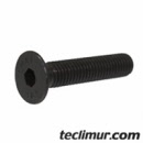 Tornillo M8x35 con tuerca y arandela conica para fijacion del faldon delantero de la campana de succion en barredoras Schmidt Swingo 200. Compatible con referencia original Schmïdt 1002001-4* / 10020014 / 1038999-2* / 10389992*